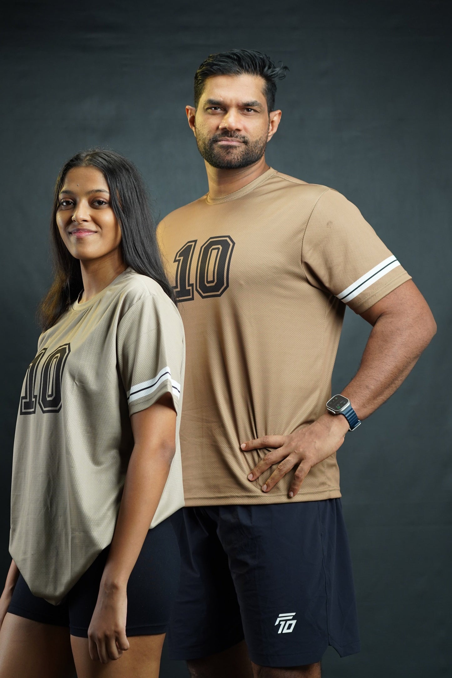 F10 Collection - 10s Club - T-Shirt - Brown (Unisex)