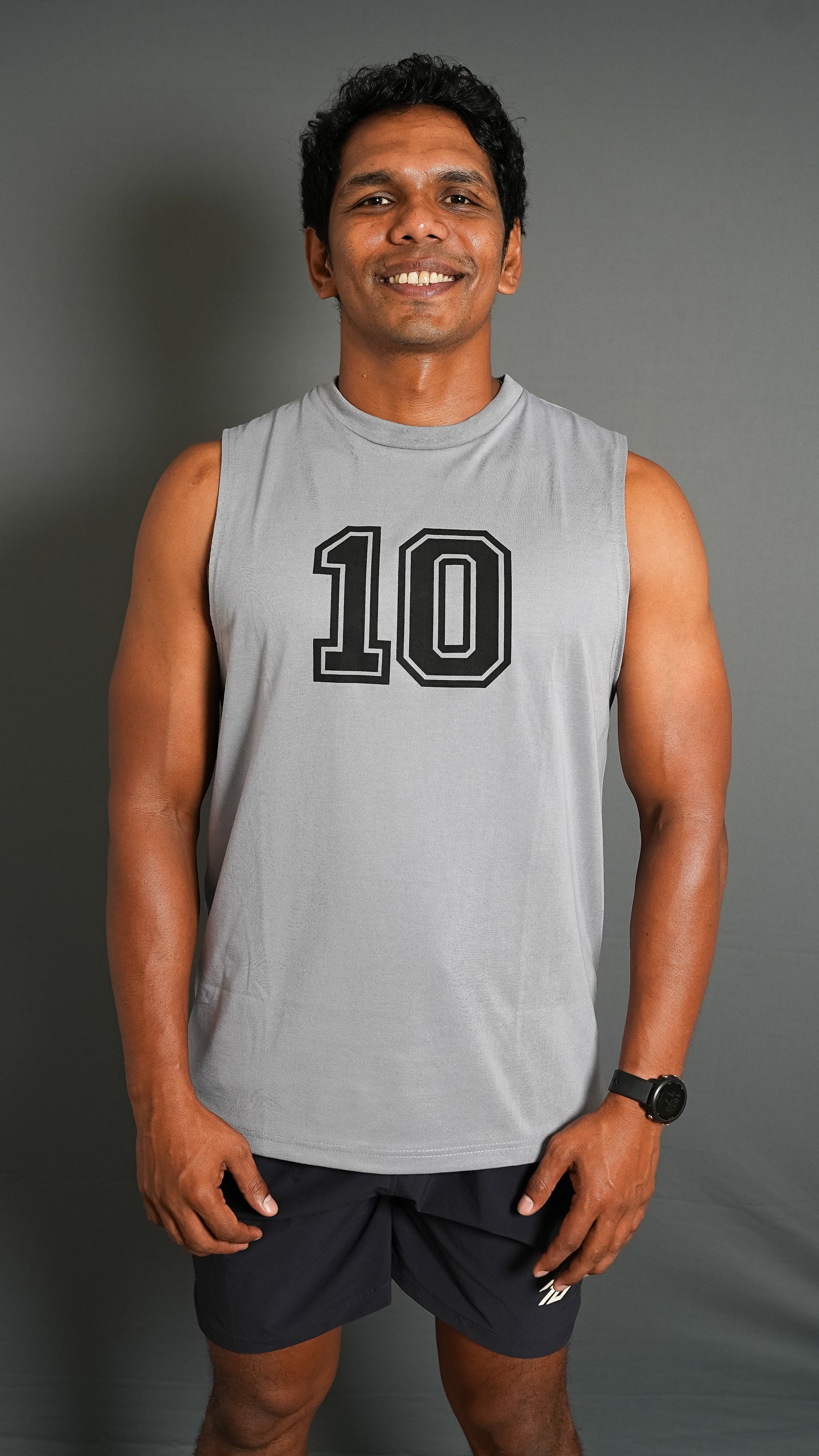 F10 Collection - 10s Club - Tank Top - Grey (Unisex)