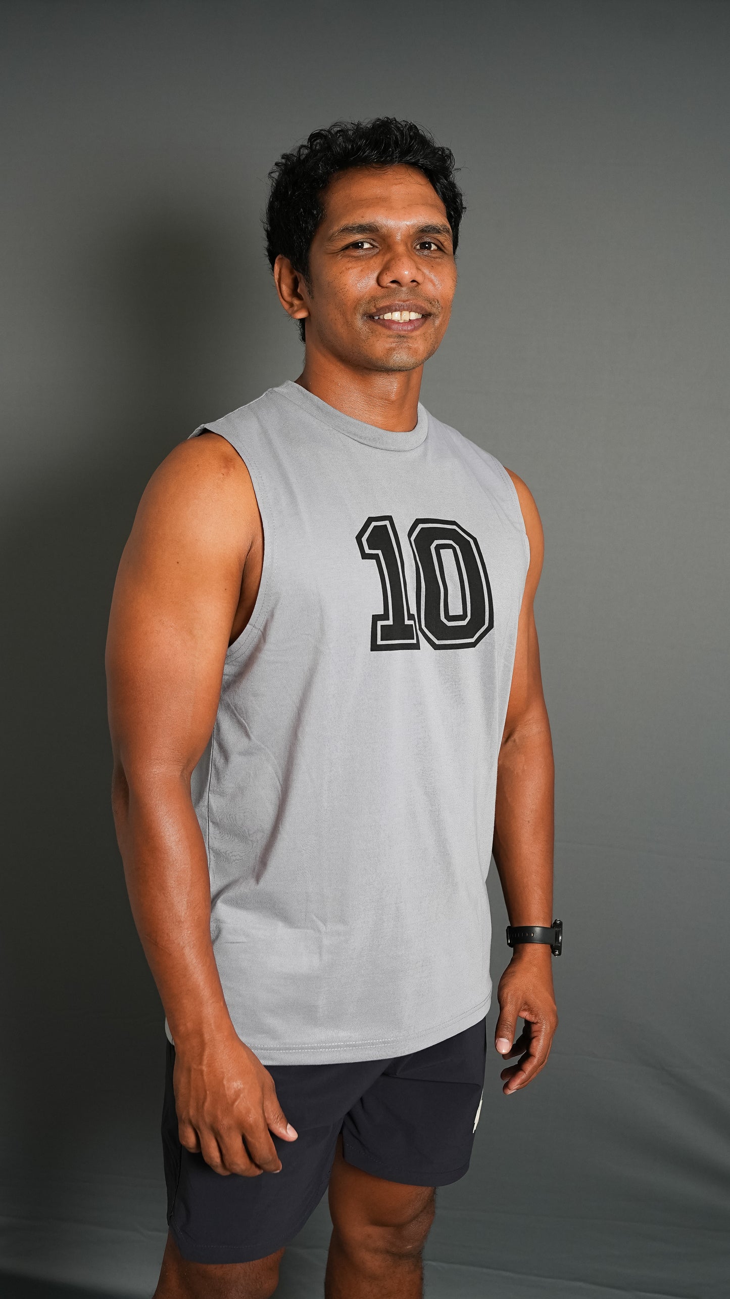 F10 Collection - 10s Club - Tank Top - Grey (Unisex)