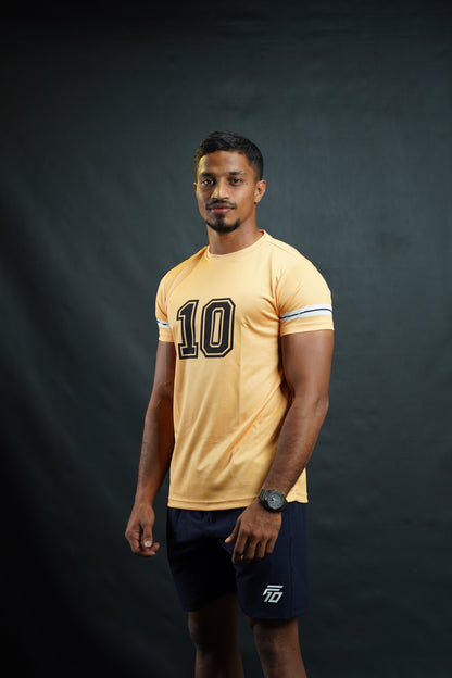 F10 Collection - 10s Club - T-Shirt - Yellow (Unisex)