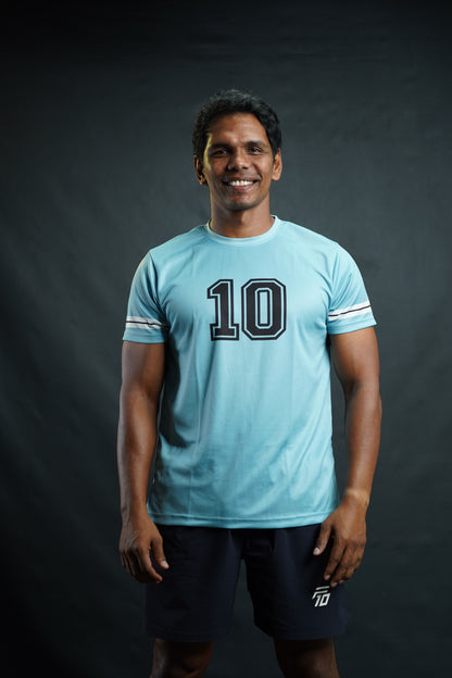 F10 Collection - 10s Club - T-Shirt - Blue (Unisex)