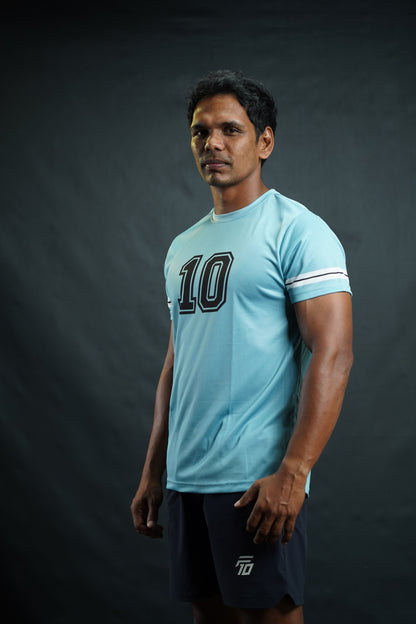 F10 Collection - 10s Club - T-Shirt - Blue (Unisex)