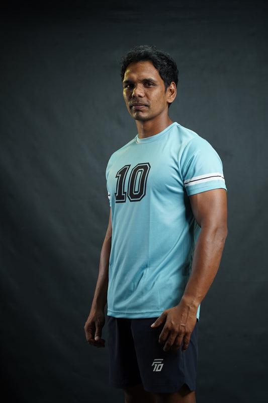 F10 Collection - 10s Club - T-Shirt - Blue (Unisex)