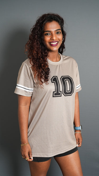 F10 Collection - 10s Club - T-Shirt - Brown (Unisex)