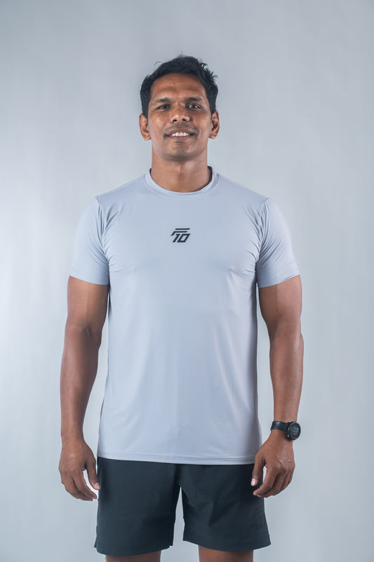 F10 Athlete Dri-FIT Tee (Pale Grey)