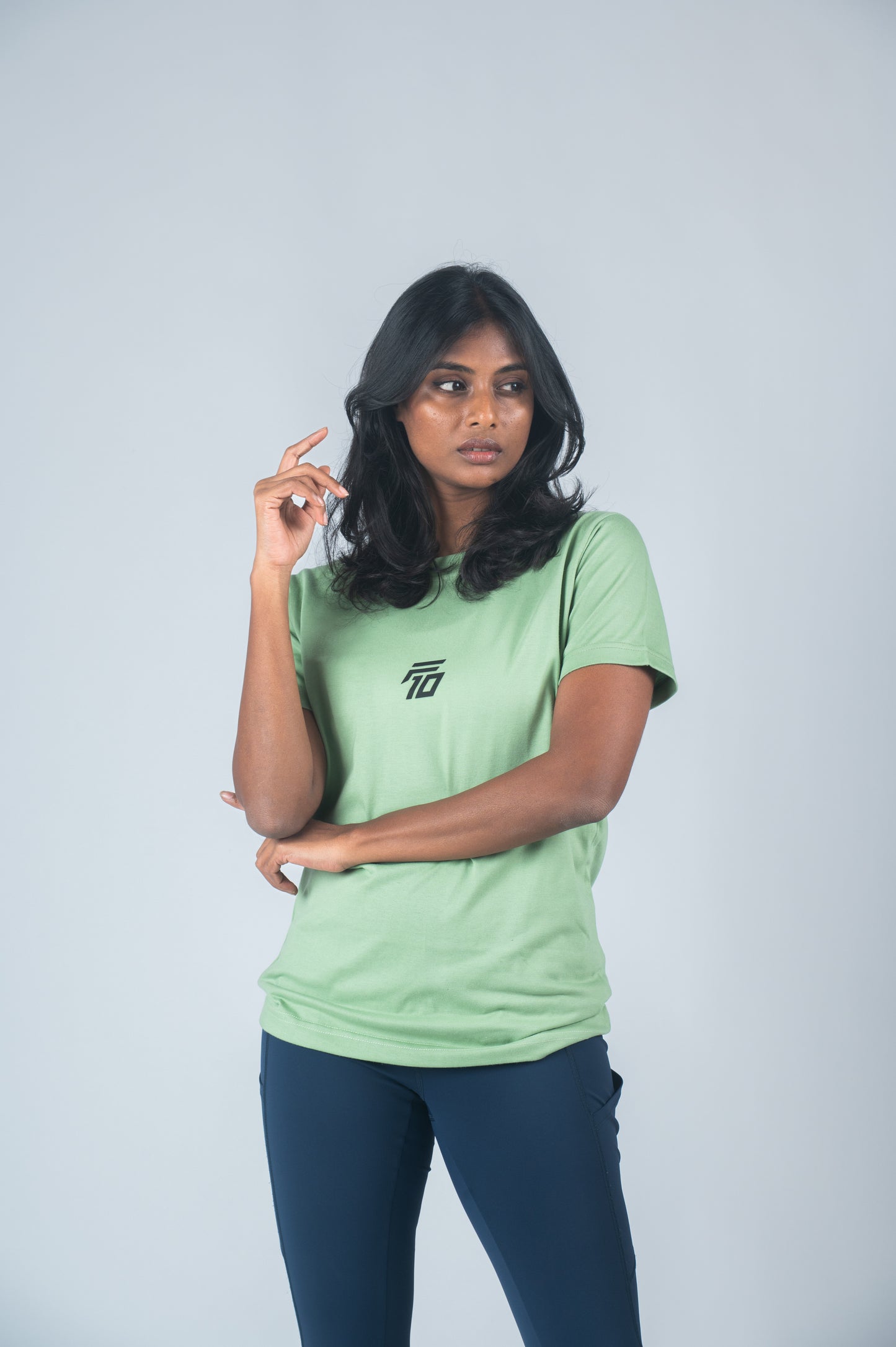 F10 Daily Comfort Cotton Tee (Lime Green)