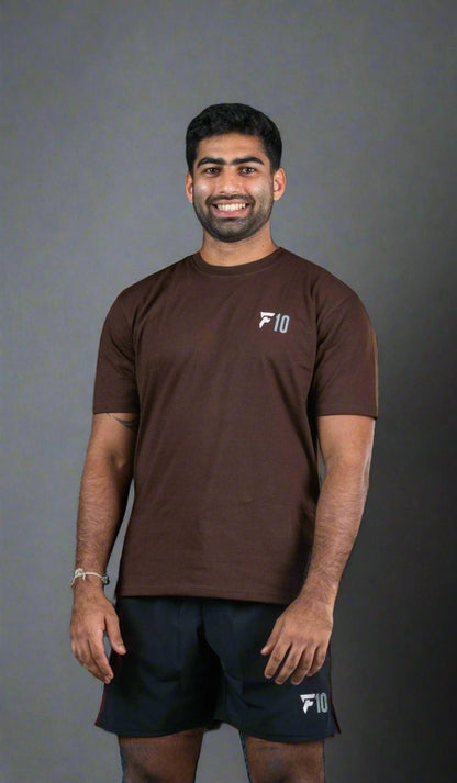F10 Basics T-Shirt - Brown
