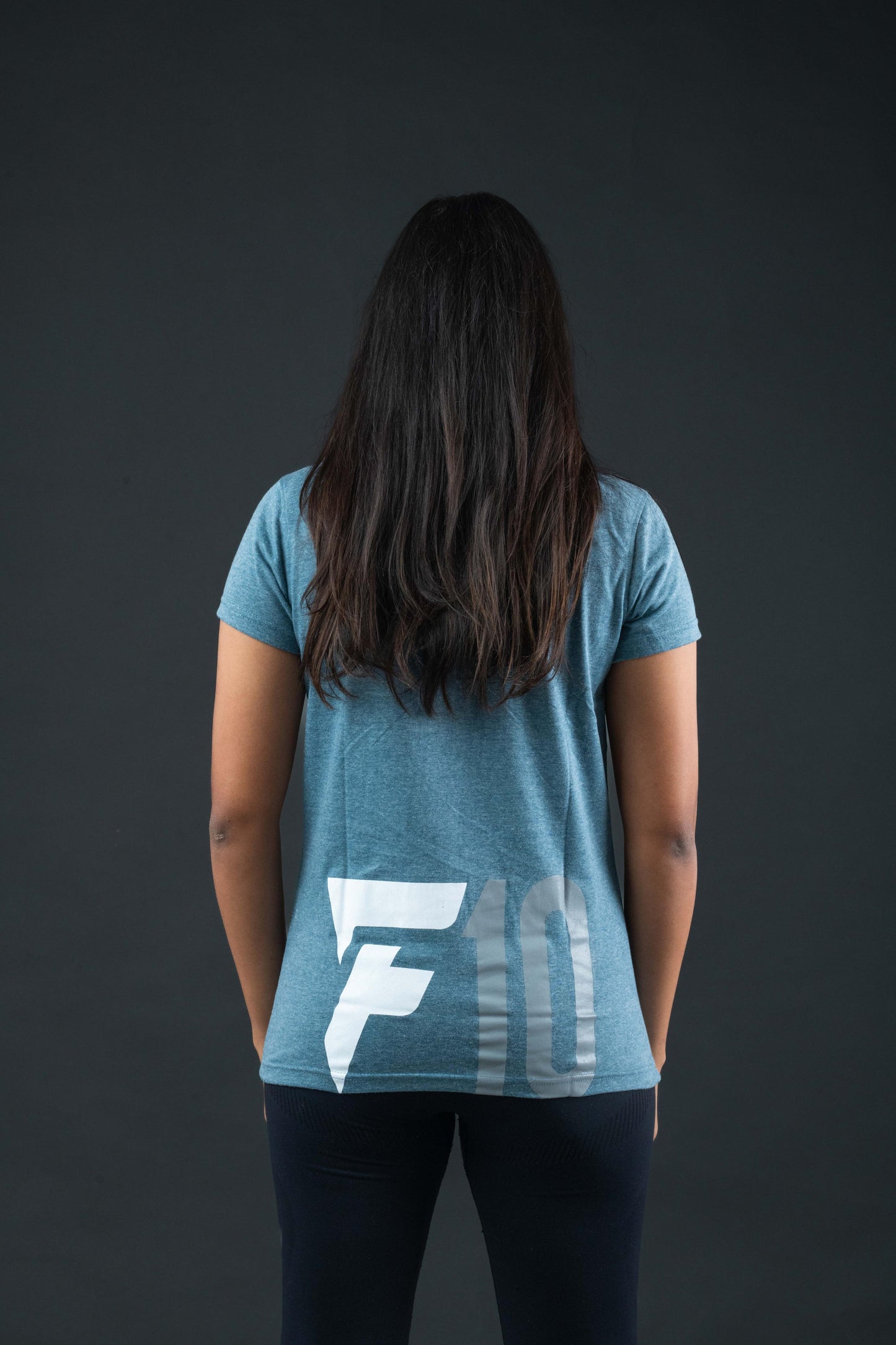 F10 Basics Ladies' T-Shirt - Light Blue