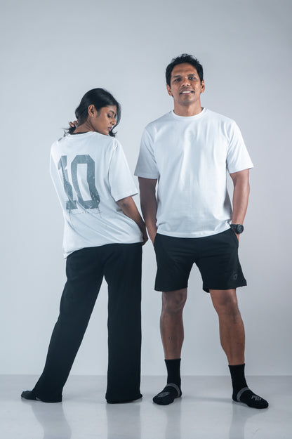 F10 Classic Oversized Top  - White