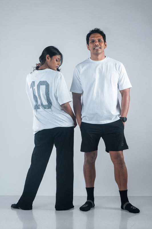 F10 Classic Oversized Top  - White