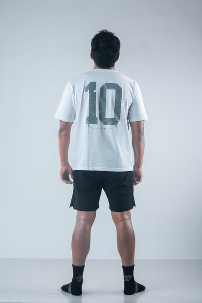 F10 Classic Oversized Top  - White