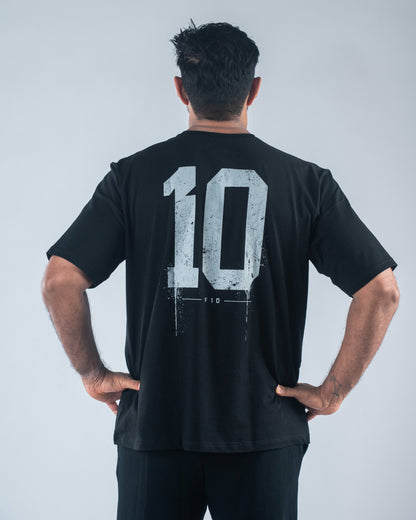 F10 Classic Oversized Top  - Black