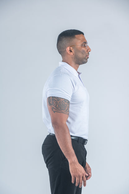 F10 Classic Everyday Polo - White